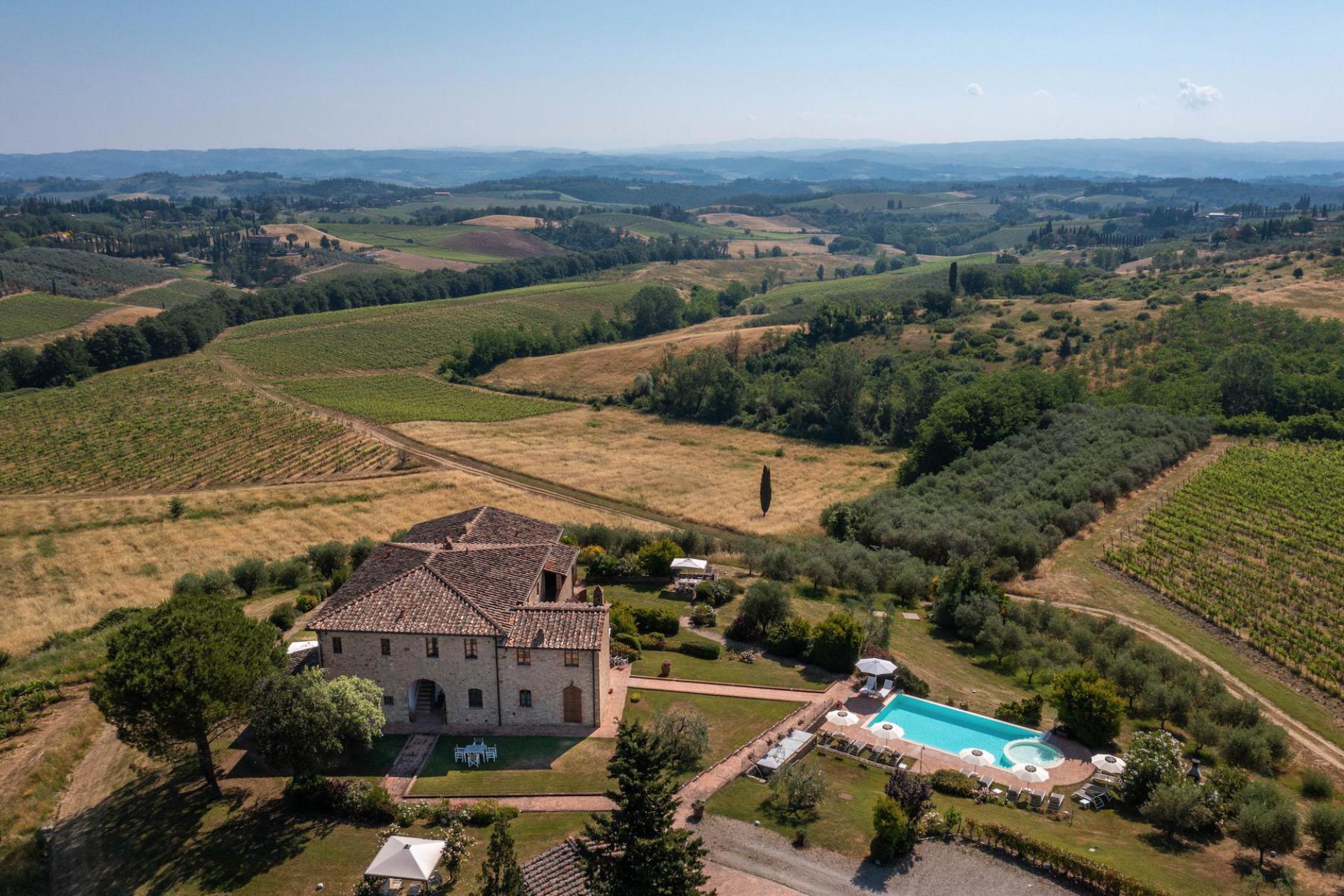 Agriturismo Toscane Luxe agriturismo en wijnboerderij bij San Gimignano
