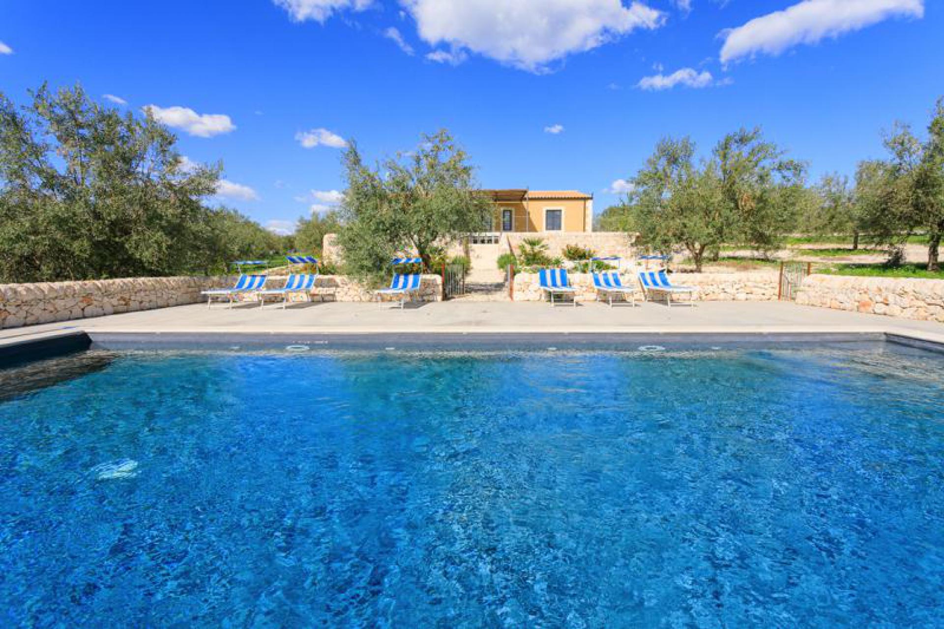 Agriturismo Sicilie Villa Sicilië met eigen zwembad en zeezicht