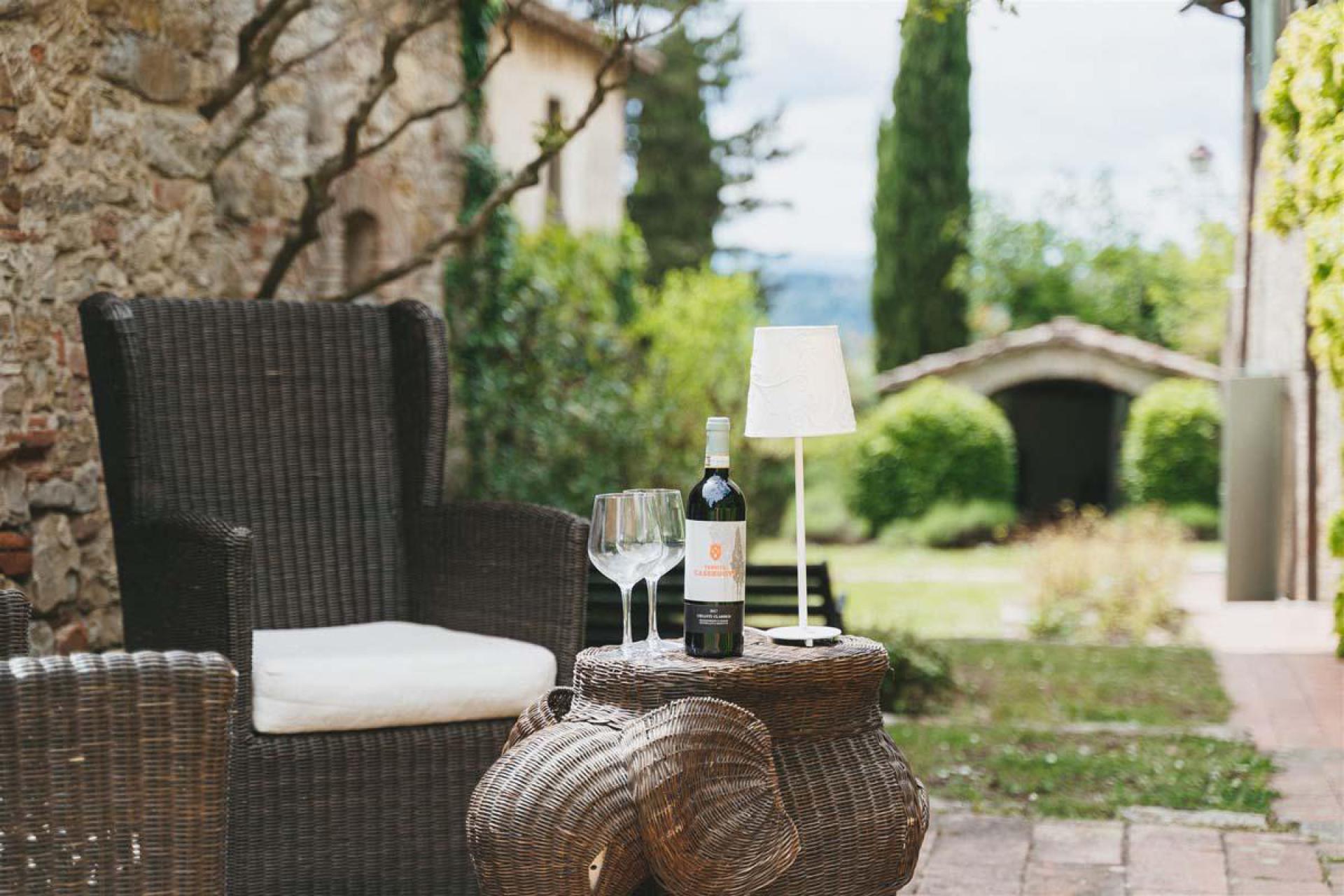 Agriturismo in Chianti, tussen Siena en Florence