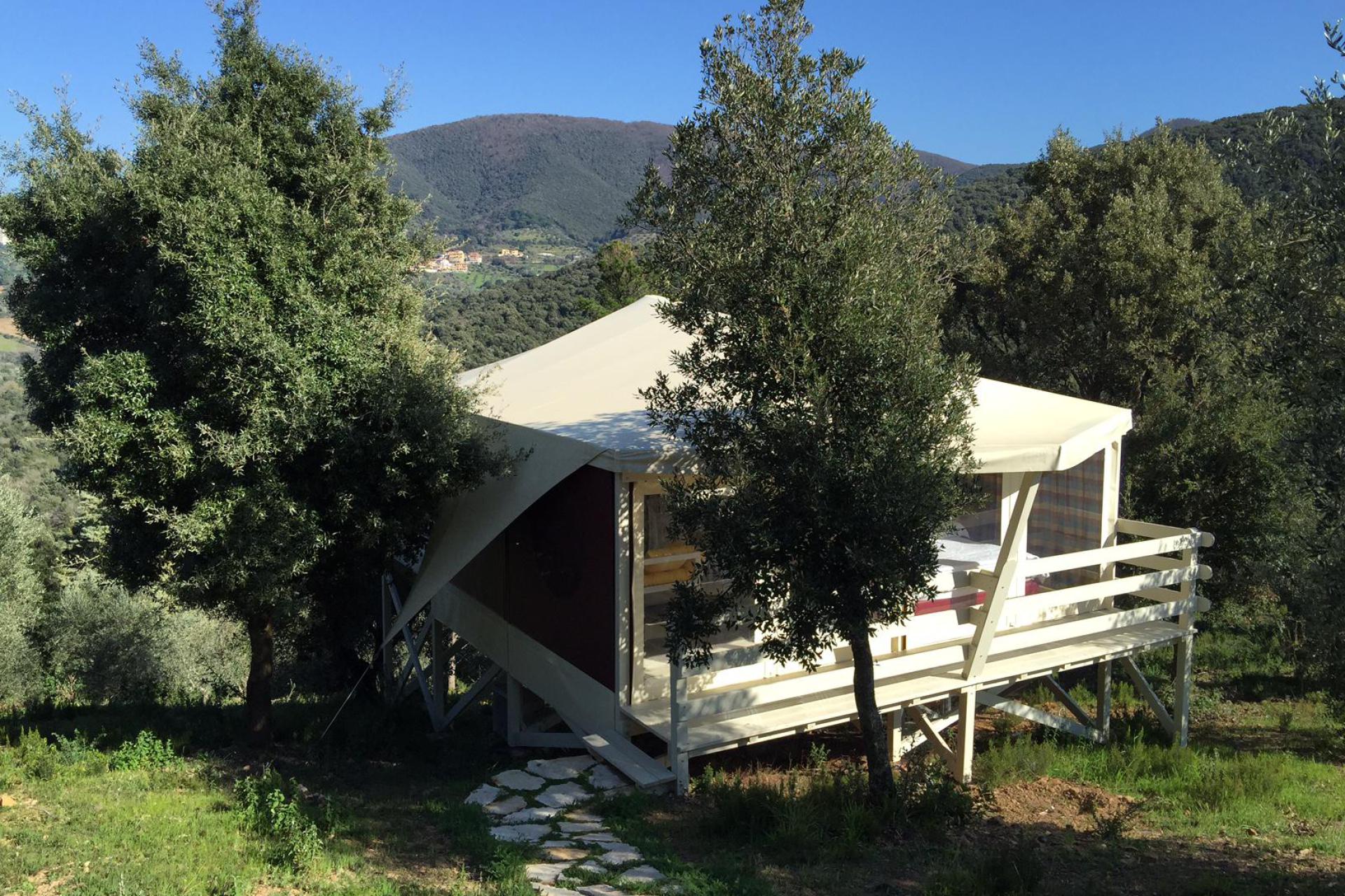 Luxe glamping aan de Zuid Toscaanse kust