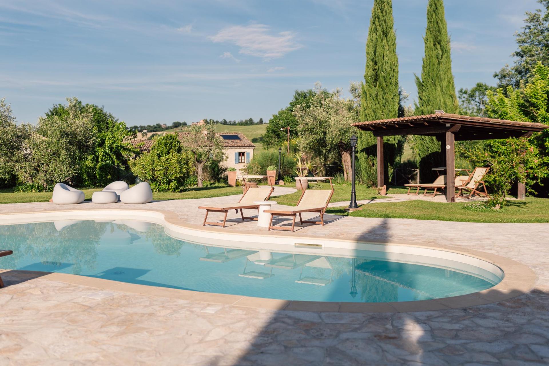 Knusse agriturismo le Marche nabij authentiek dorpje