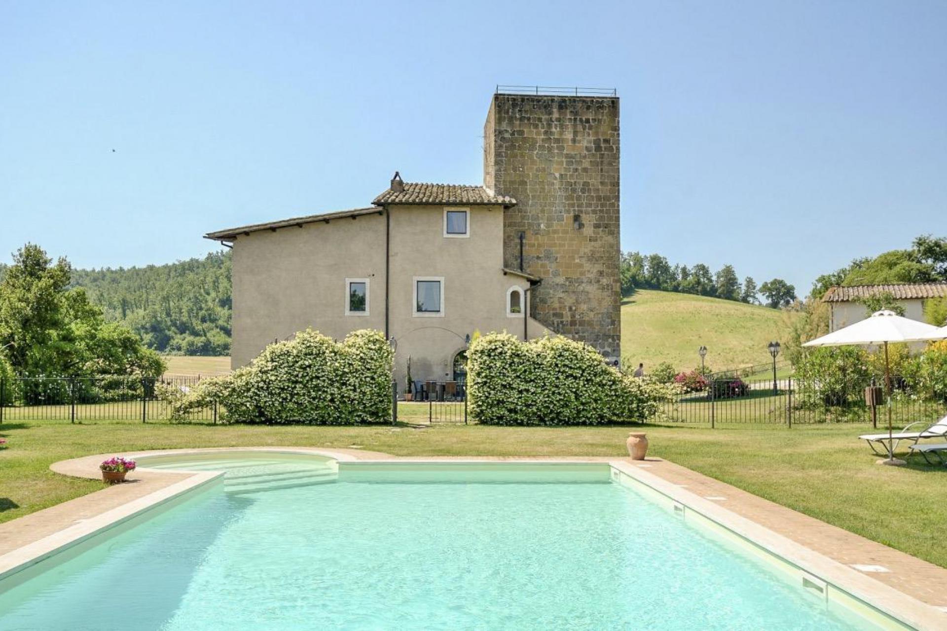Karakteristiek country house in de natuur van Lazio