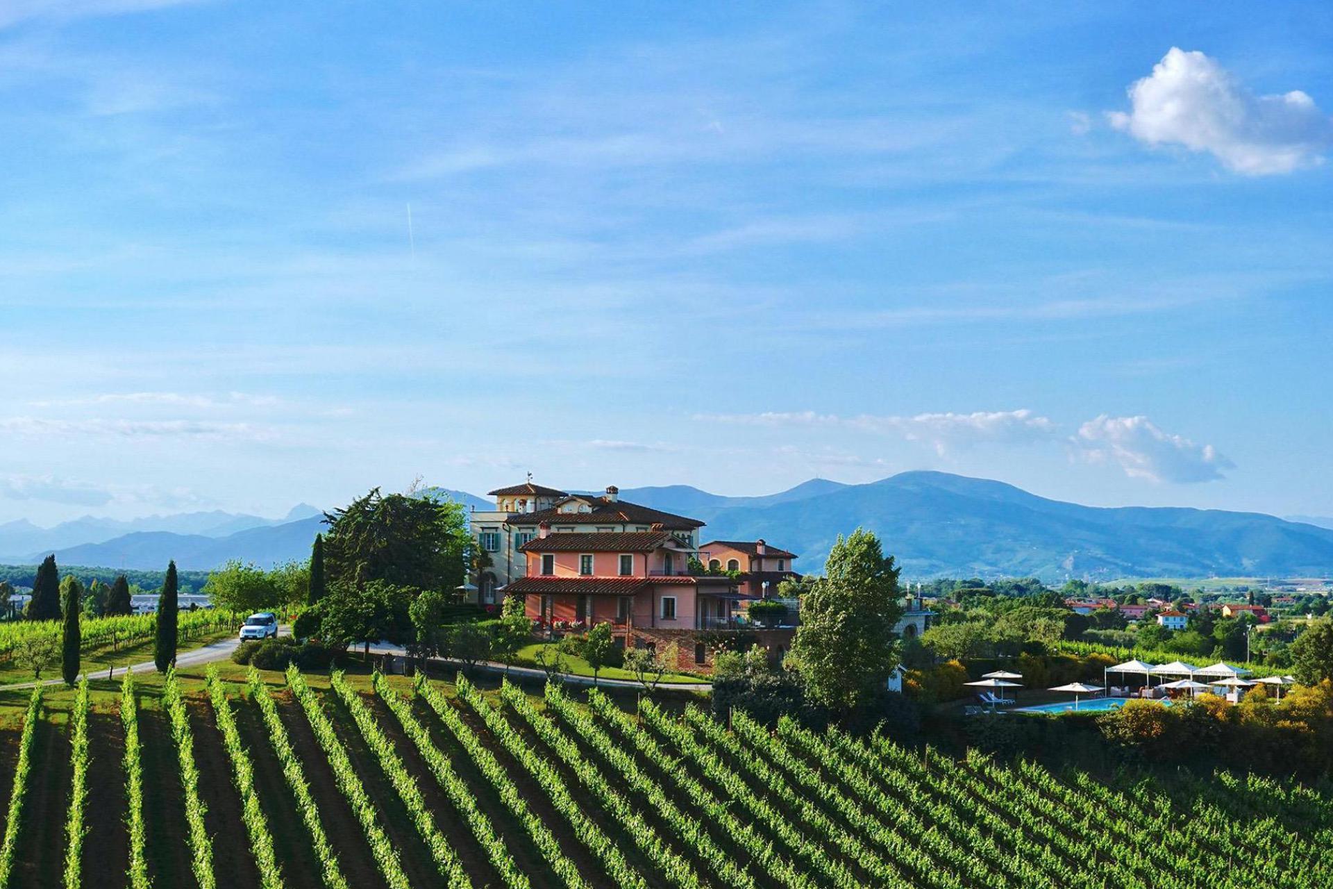 Luxe agiturismo en wijnboerderij bij Pisa