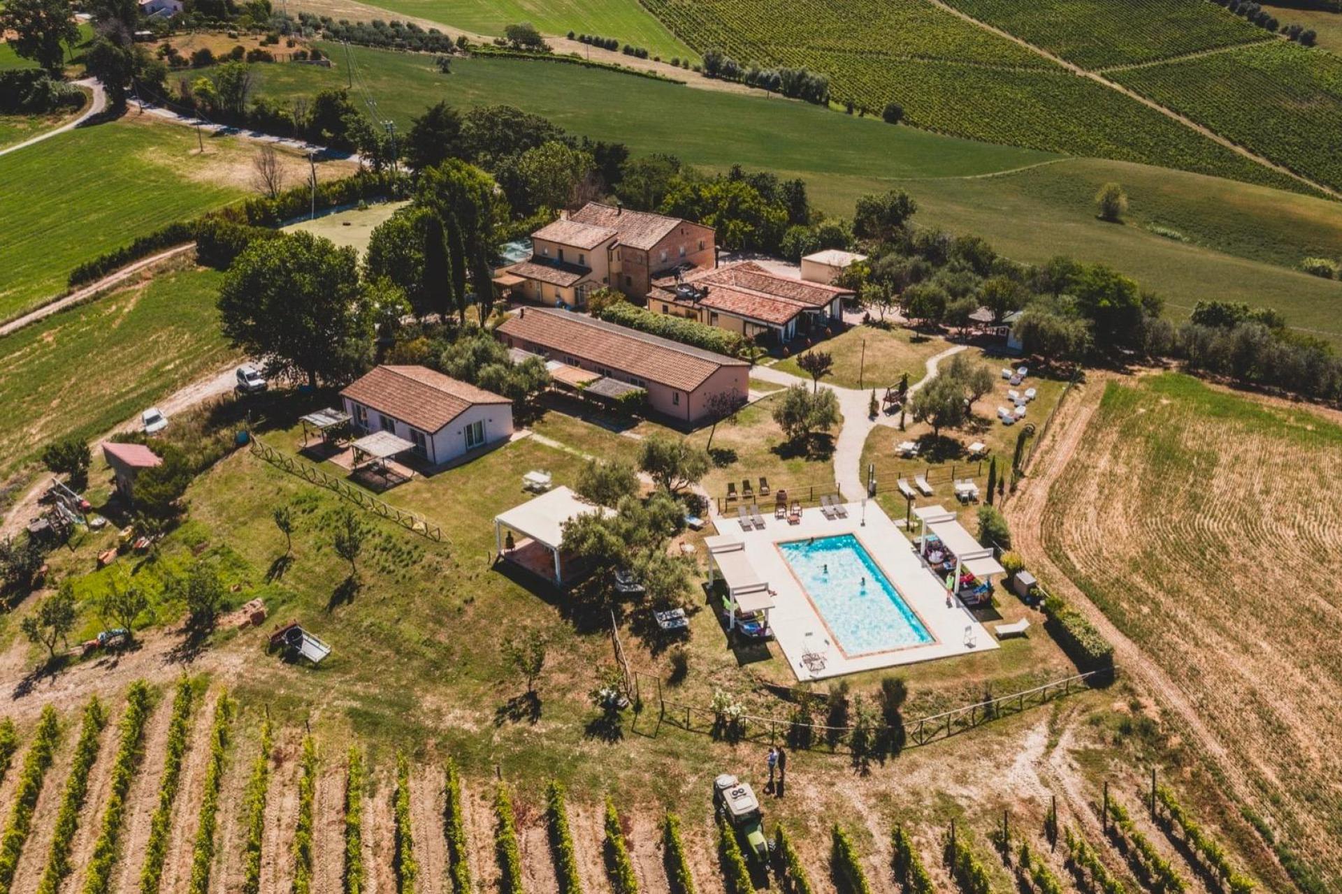 Agriturismo le Marche, stijlvolle kamers en gezellig