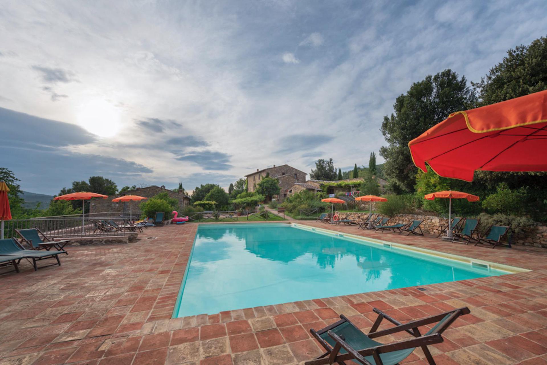 Mooi gerestaureerde burcht in centraal Toscane