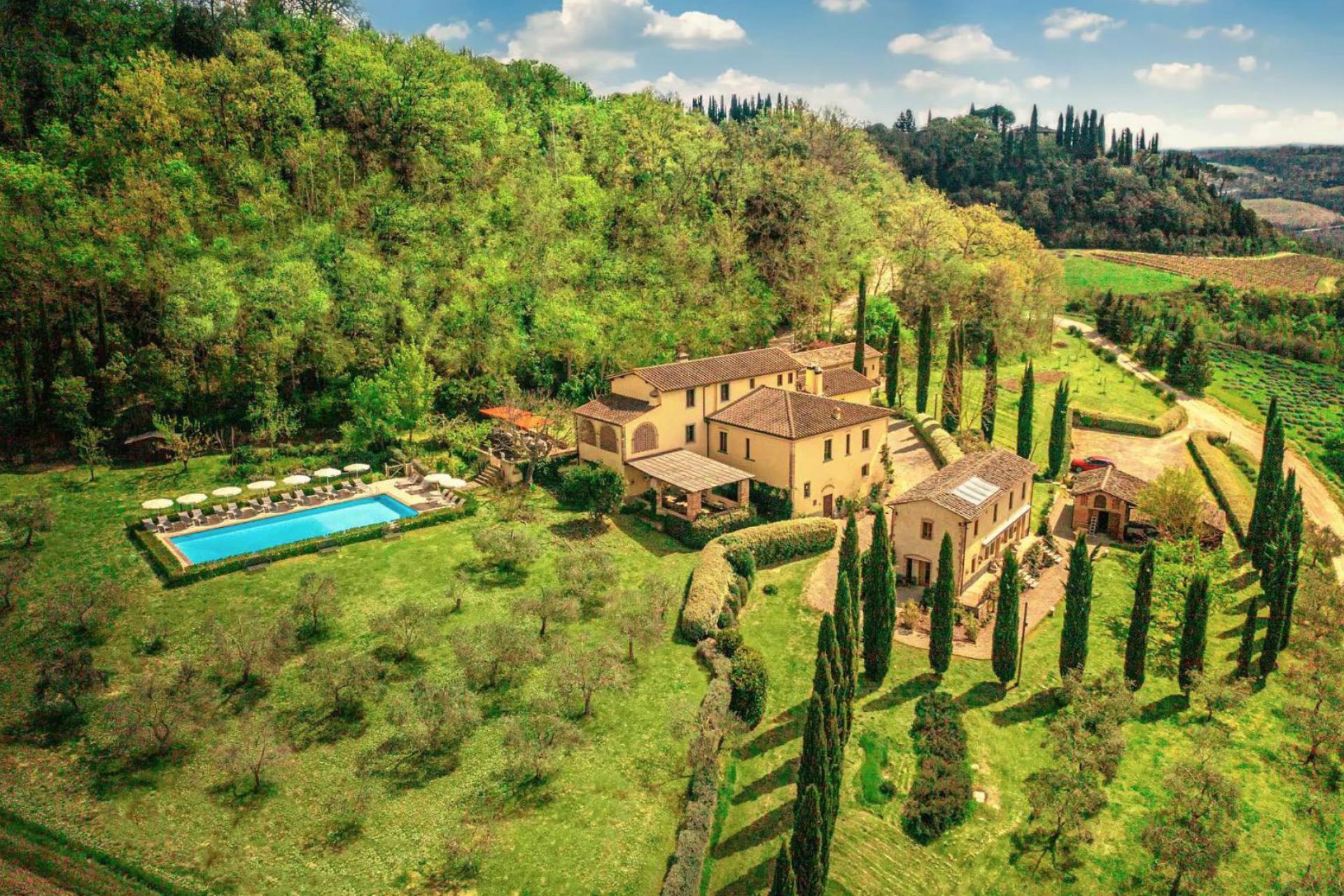 Culinaire agriturismo bij San Gimignano