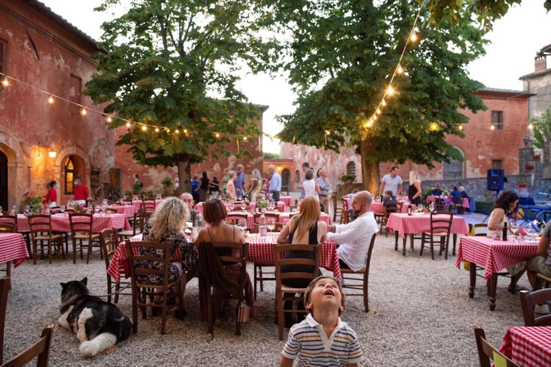 Authentieke burcht in Toscane nabij Siena