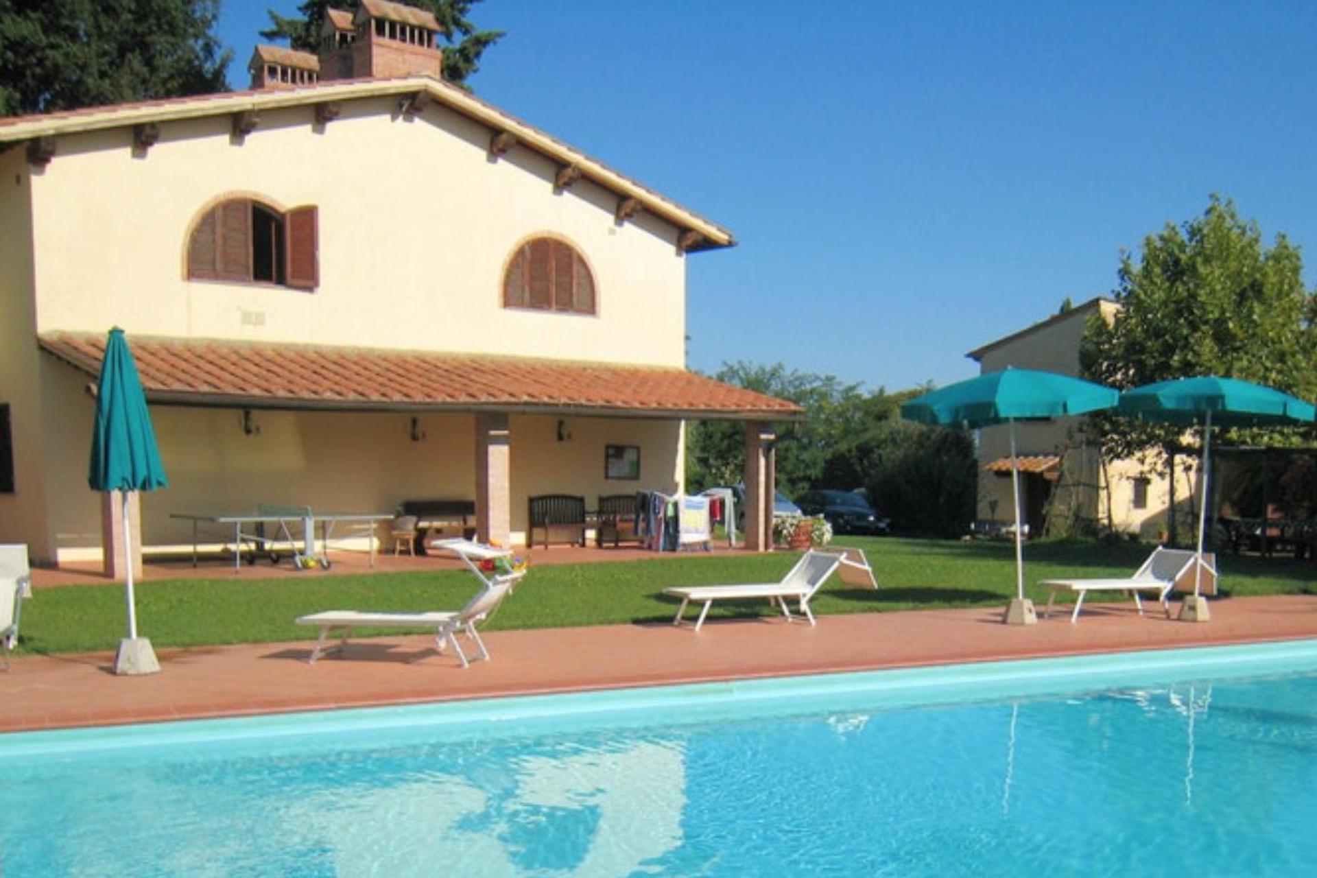 Agriturismo tussen de wijngaarden in het Chiantigebied