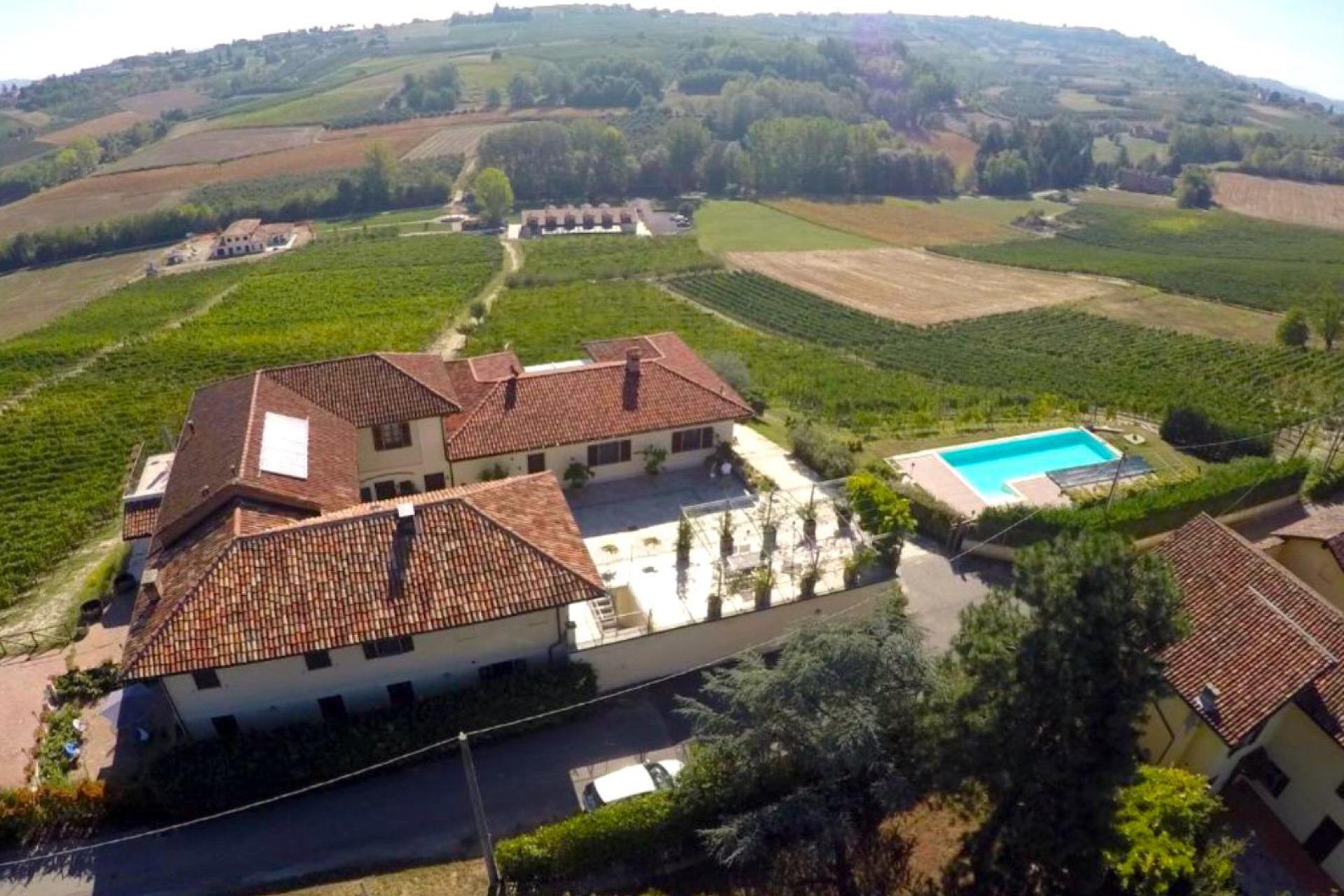 Agriturismo en wijnboerderij in de heuvels van Piemonte