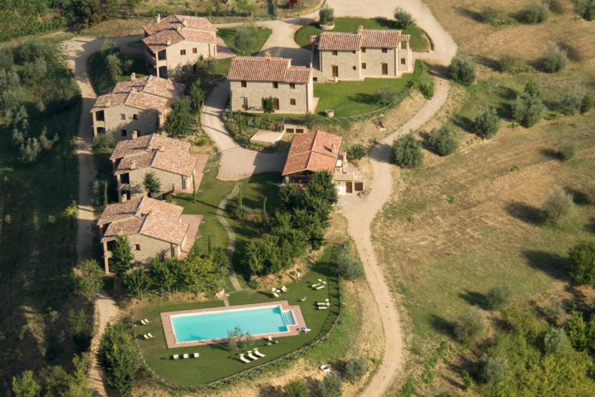 Agriturismo tussen Toscane en Umbrië, op loopafstand van een dorp