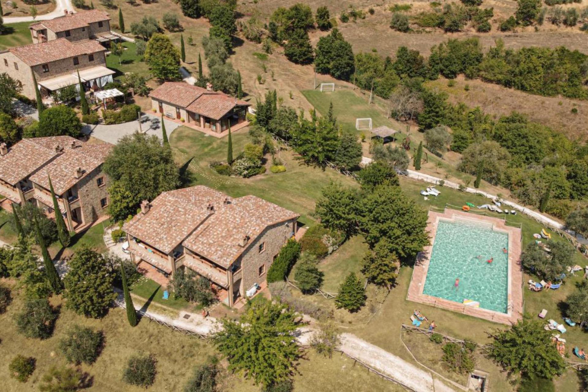 Agriturismo tussen Toscane en Umbrië, op loopafstand van een dorp