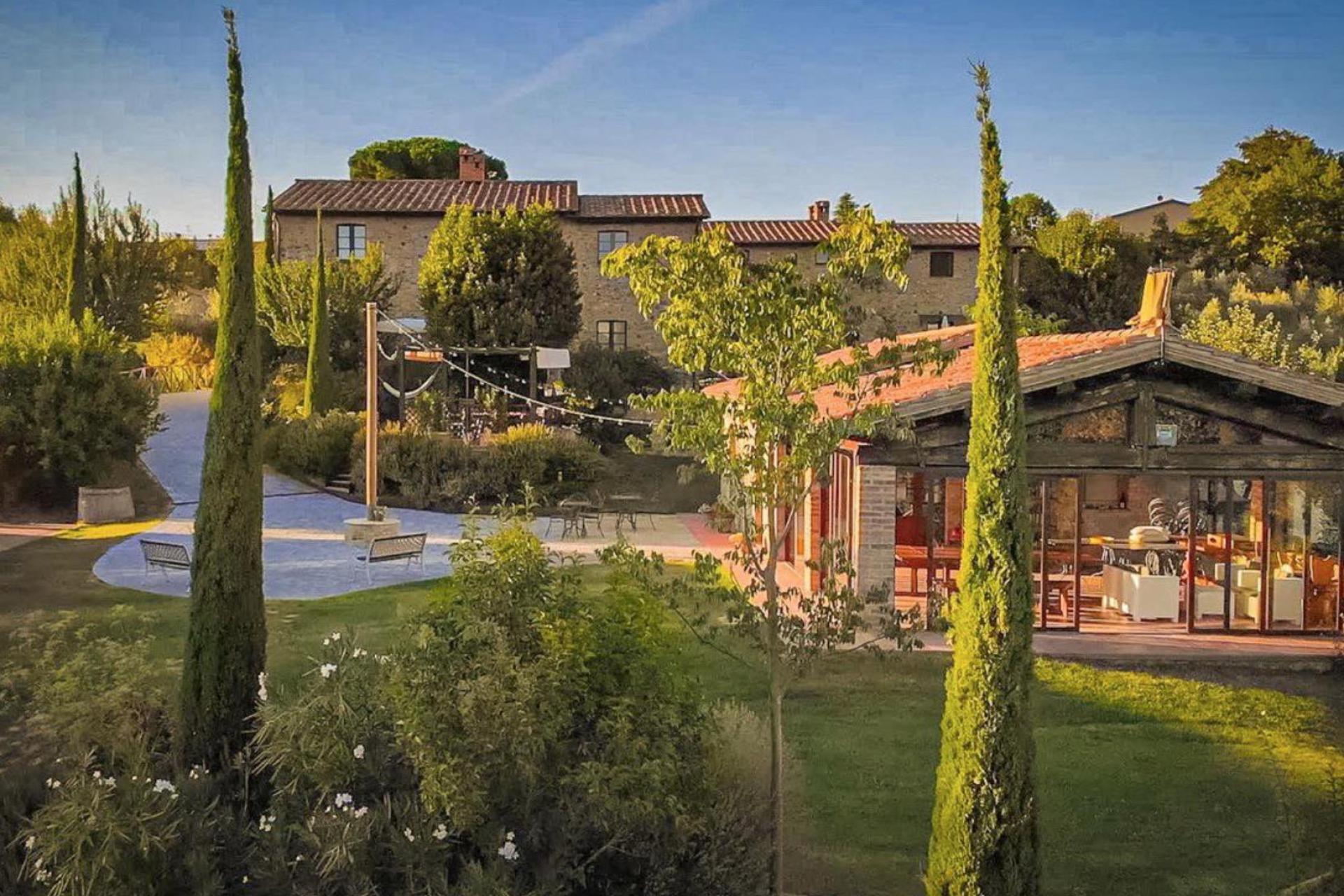 Agriturismo tussen Toscane en Umbrië, op loopafstand van een dorp