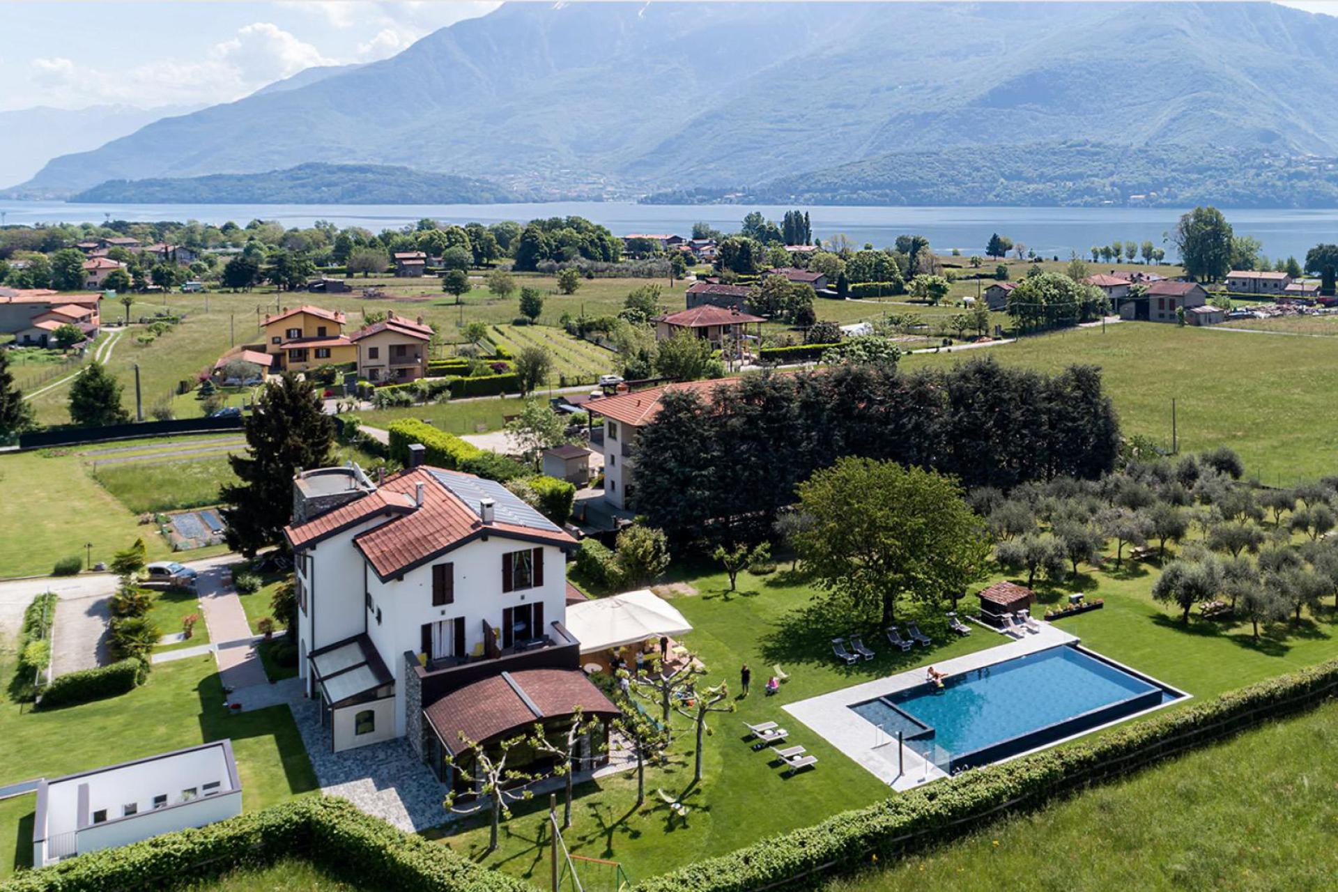 Karakteristieke agriturismo op loopafstand van het Comomeer