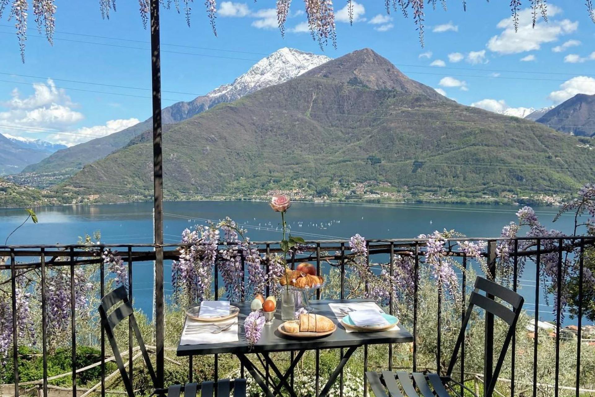 Sfeervolle kamers met uitzicht op het Comomeer