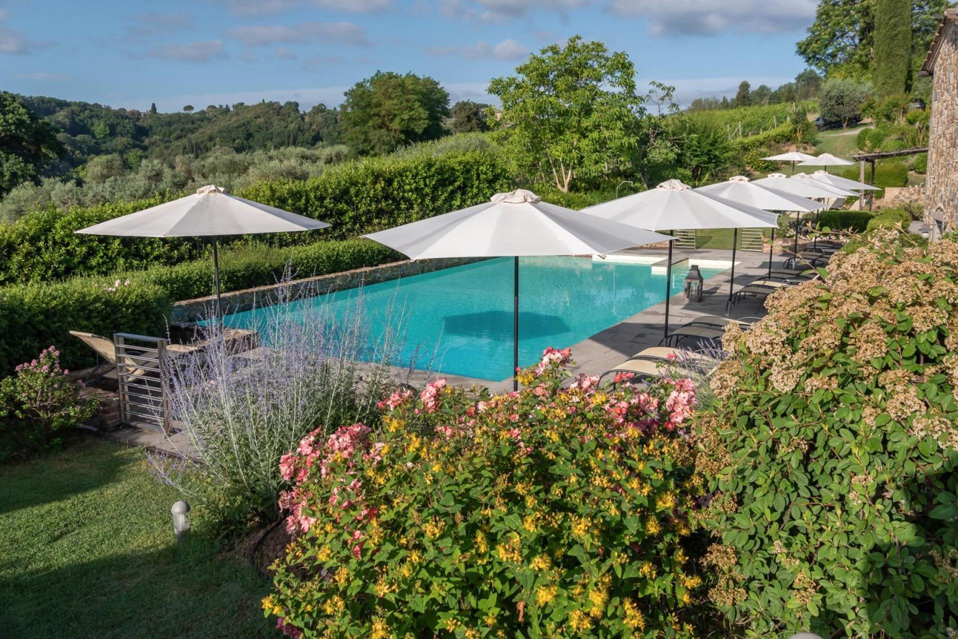 Romantische agriturismo met uitzicht op San Gimignano