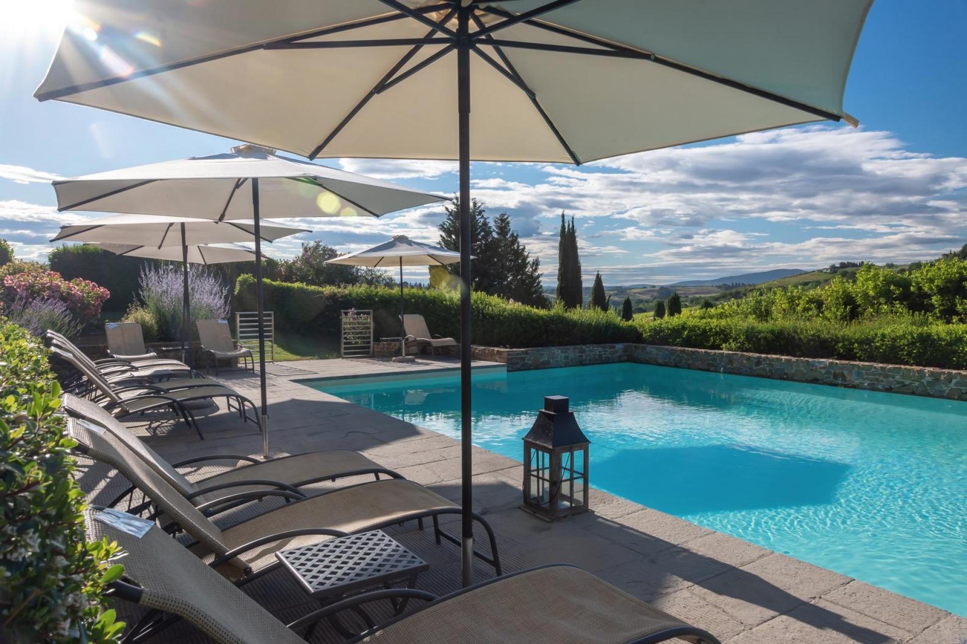 Romantische agriturismo met uitzicht op San Gimignano