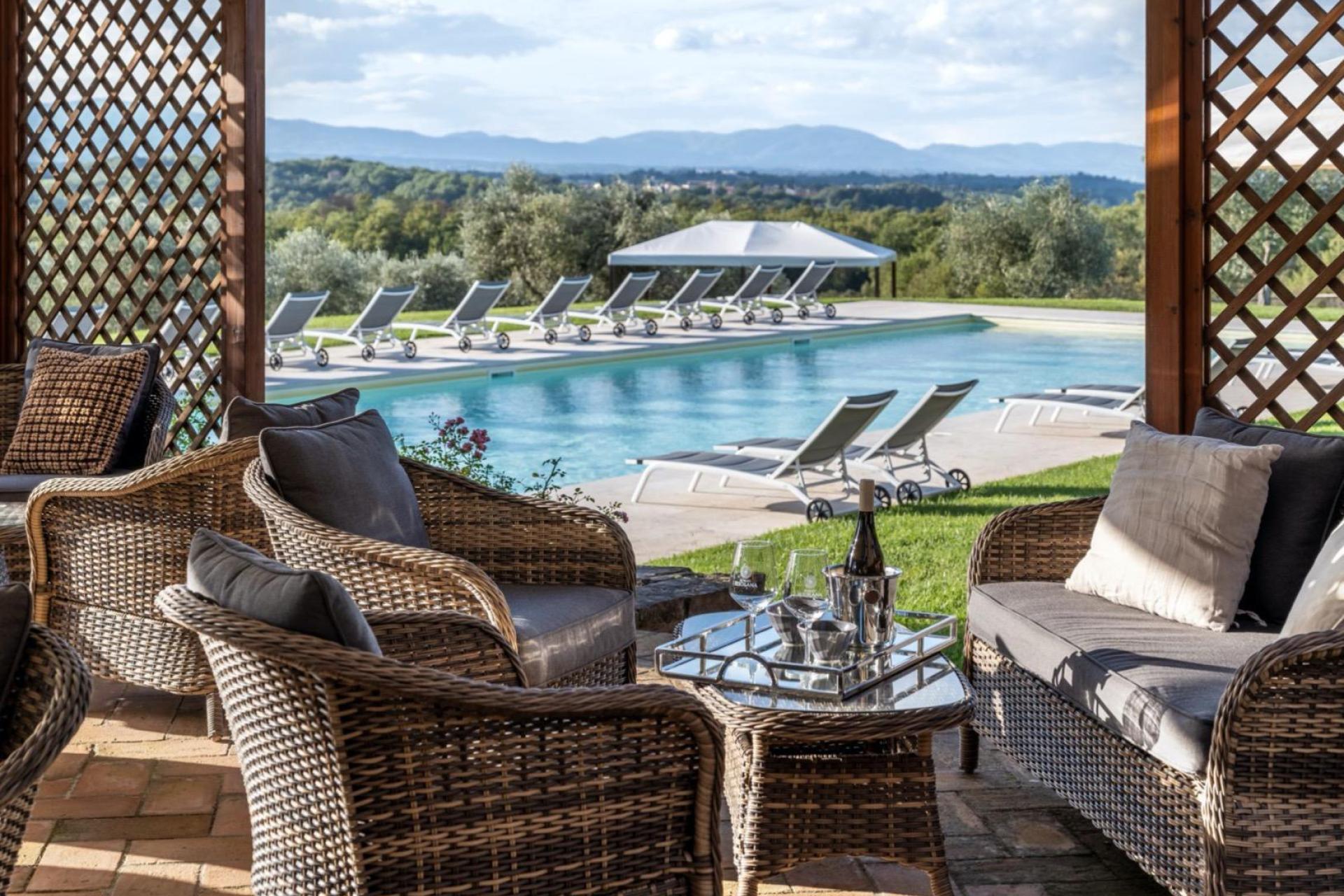 Agriturismo in Toscane met restaurant en panoramische wijnbar