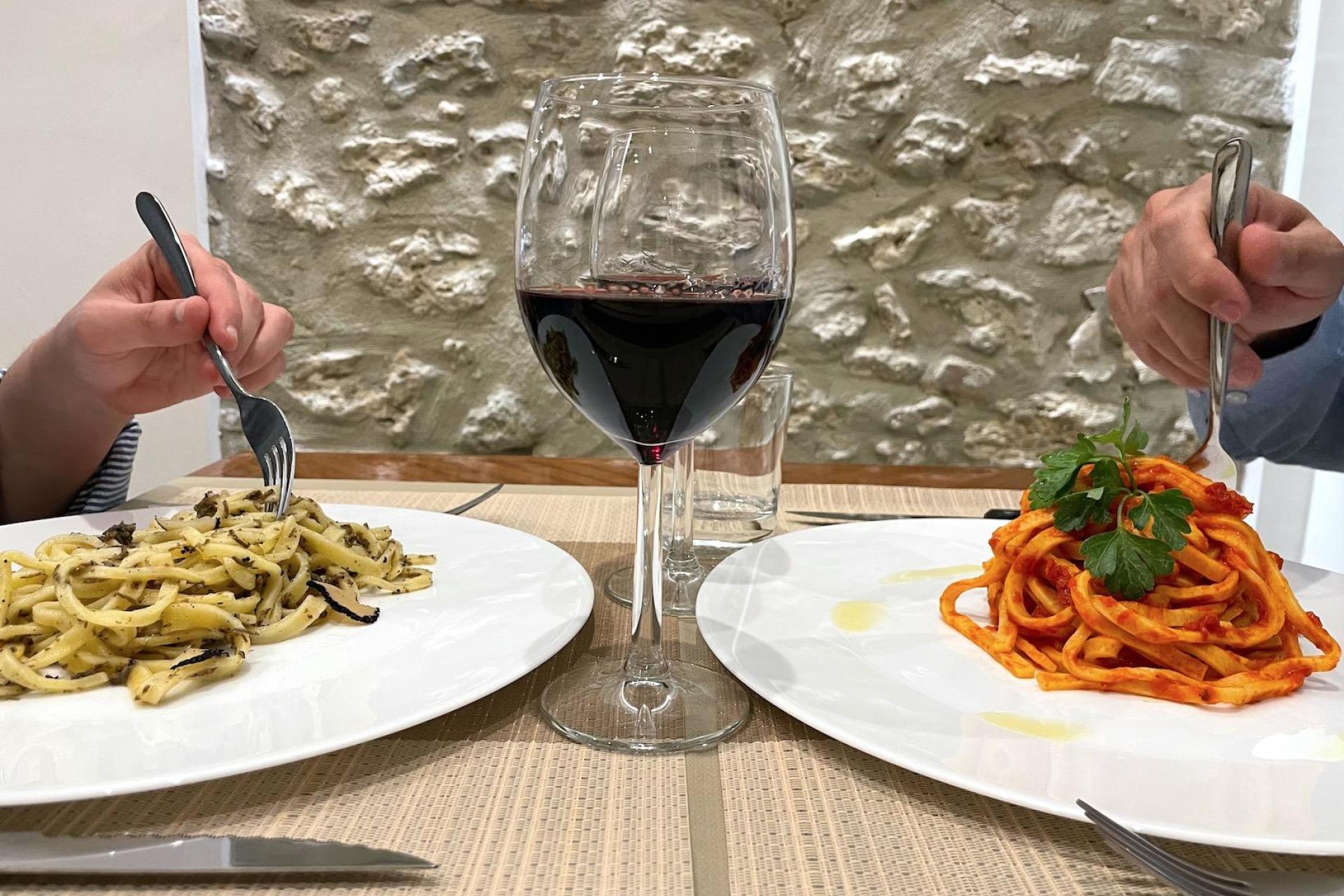 Kleinschalige agriturismo met goed restaurant