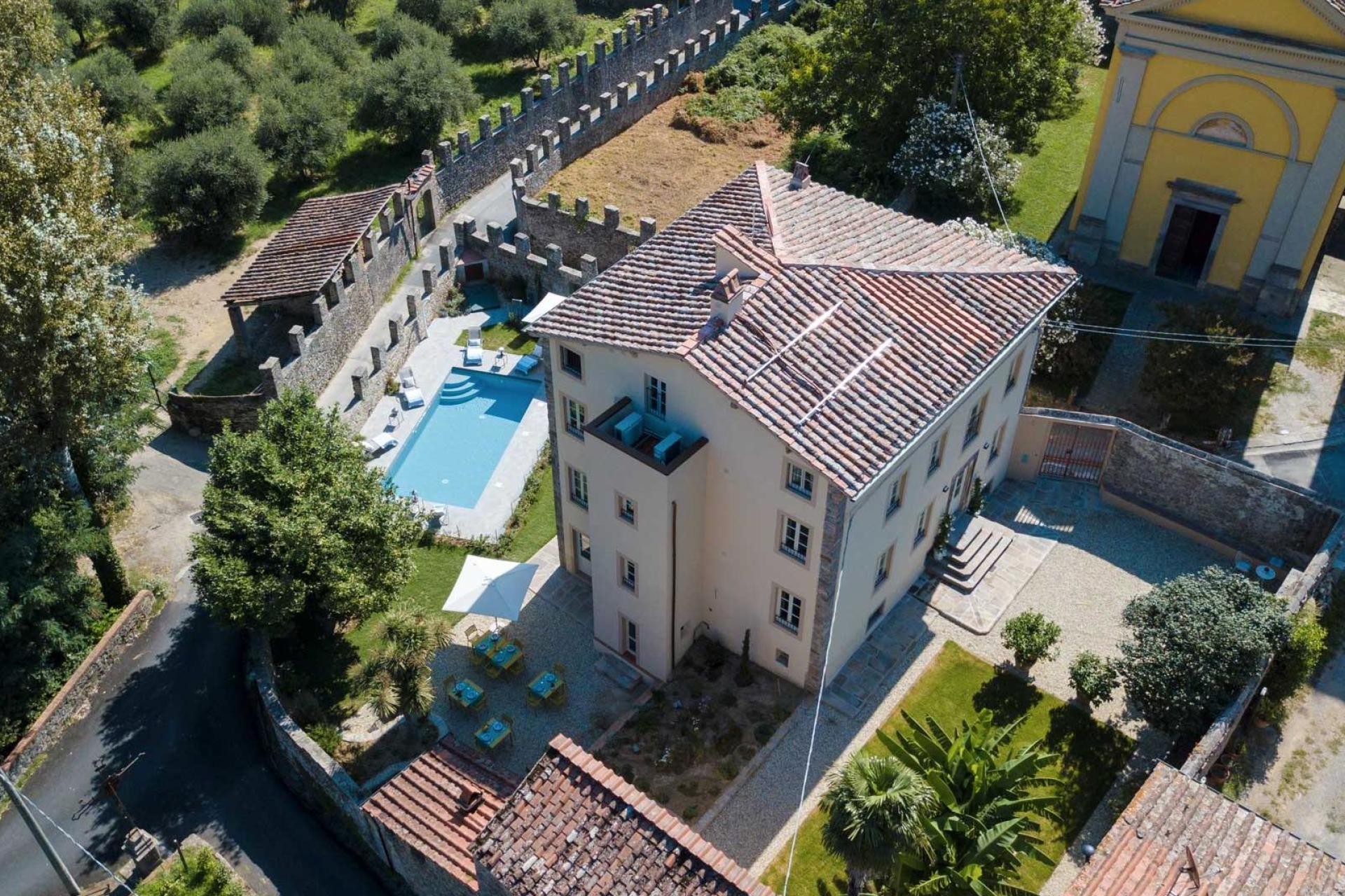 Gastvrije B&B in een dorpje bij Lucca