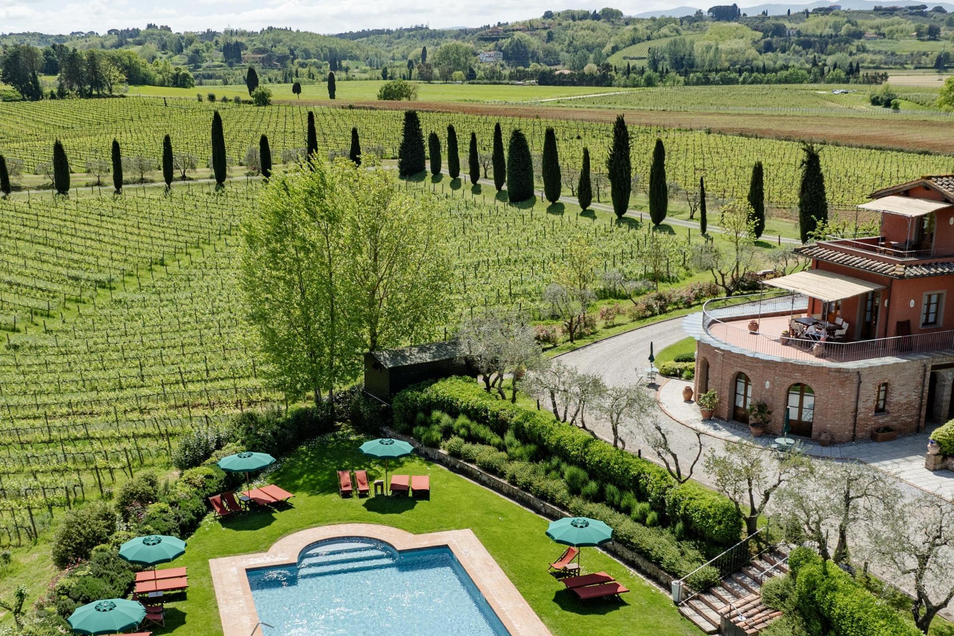 Luxe agiturismo en wijnboerderij bij Pisa