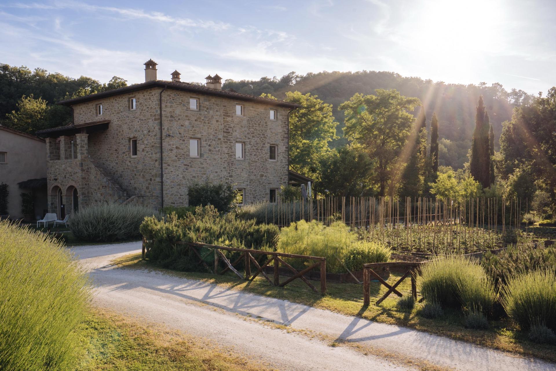 Stijlvol relais met wellness en restaurant bij Arezzo