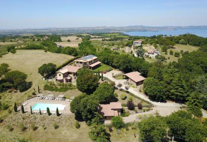 Agriturismo in Midden-Italie met appartamenten en glamping