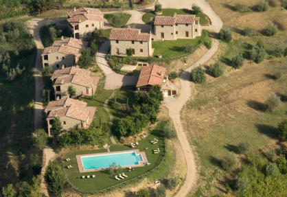 Agriturismo tussen Toscane en Umbrië, op loopafstand van een dorp