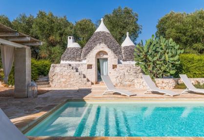 Privé trullo met zwembad in Puglia