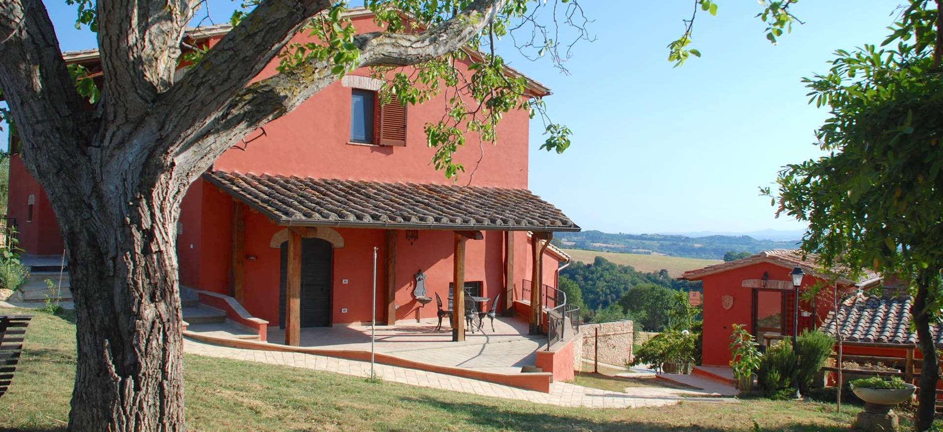 Agriturismo Umbrie Gezellige agriturismo met restaurant en lokale keuken