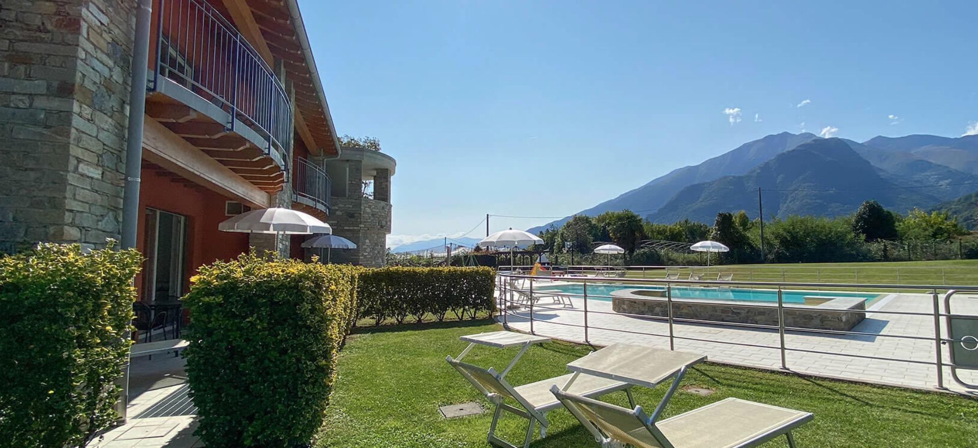 Agriturismo Comomeer en Gardameer Residence Comomeer, mooi zwembad en familievriendelijk