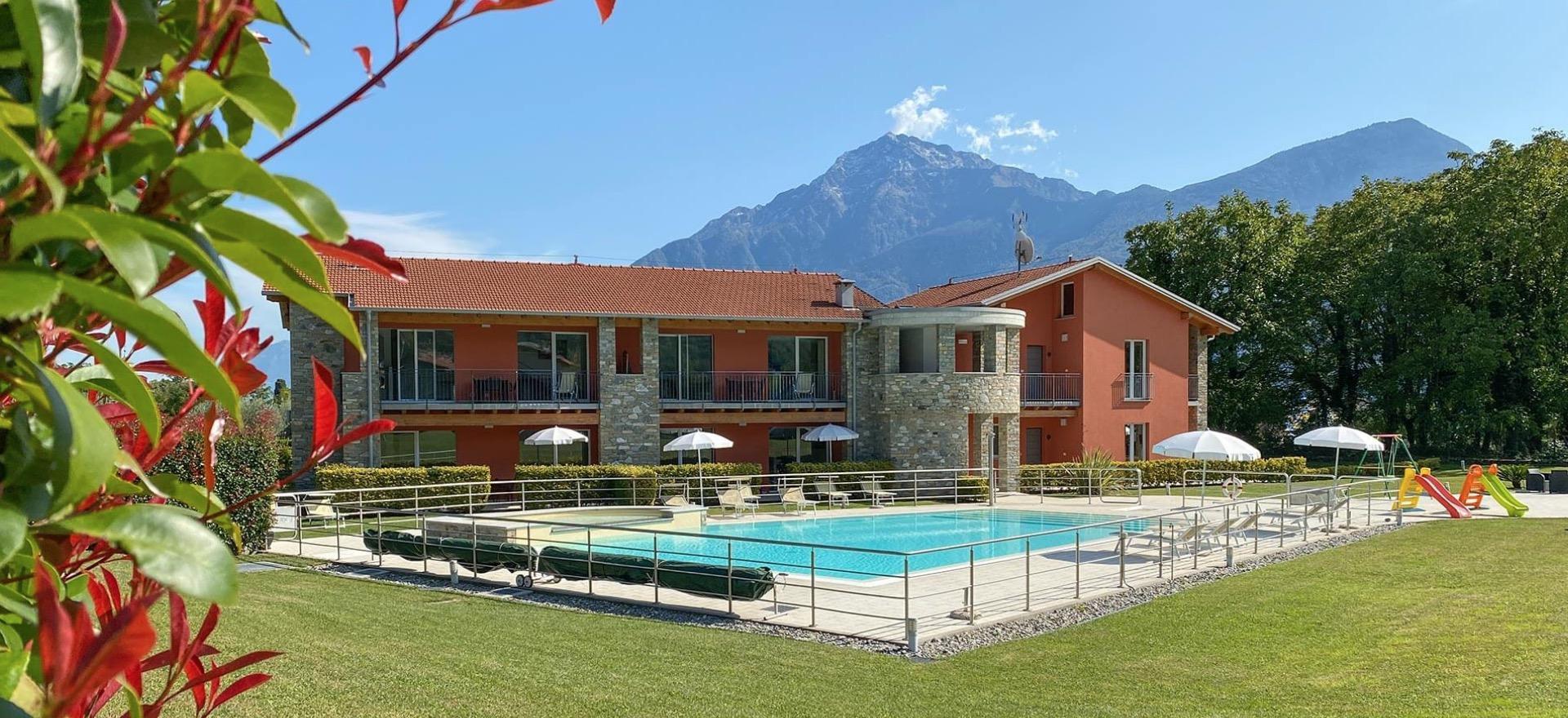 Agriturismo Comomeer en Gardameer Residence Comomeer, mooi zwembad en familievriendelijk